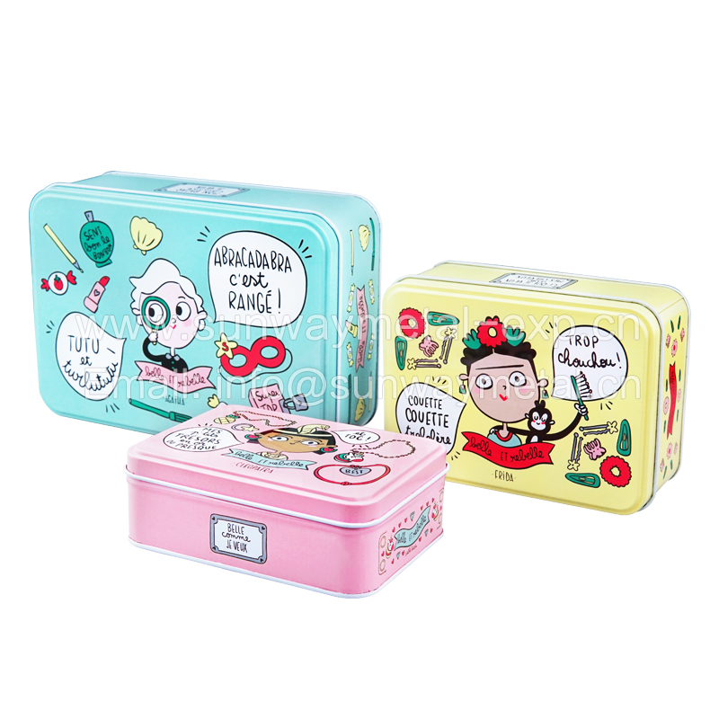 Christmas tin box