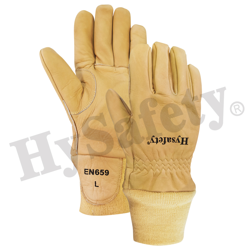 Firefighter gloves,Firefighting glove, EN659 glove ,FR glove