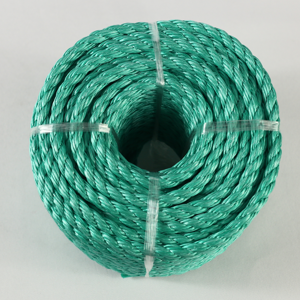 PP braided rope in wooden spool