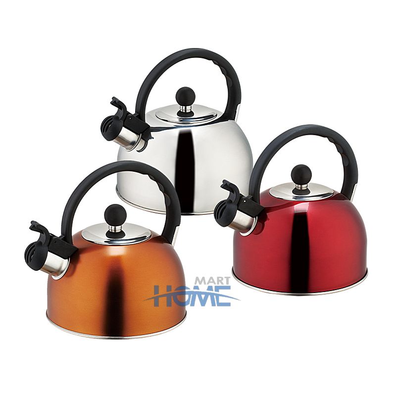 Whistling Kettle Colorful Kitchen Appliances Hemispherical Multicolour 3L 2.5L 2L Stainless Steel Whistle Kettle
