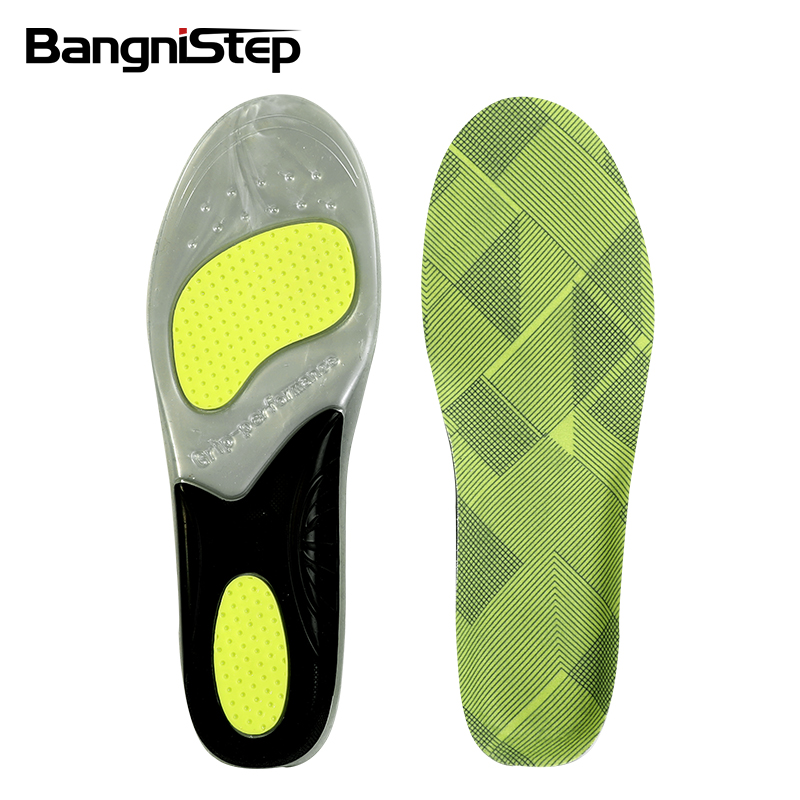 3angni Shock absorption Soft Running Basketball TPU Sport Insoles