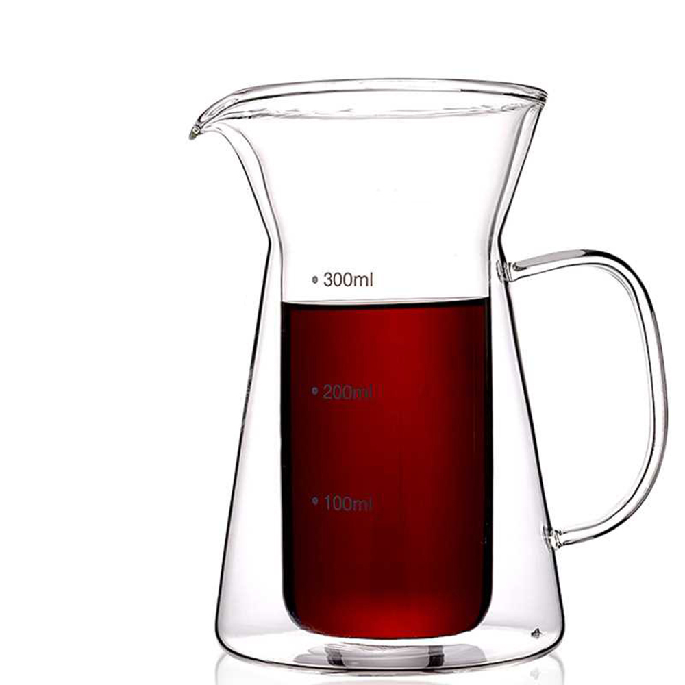 Unique Classic Borosilicate Glass Coffee Pot Pour Over Brew Coffee Maker coffee kit