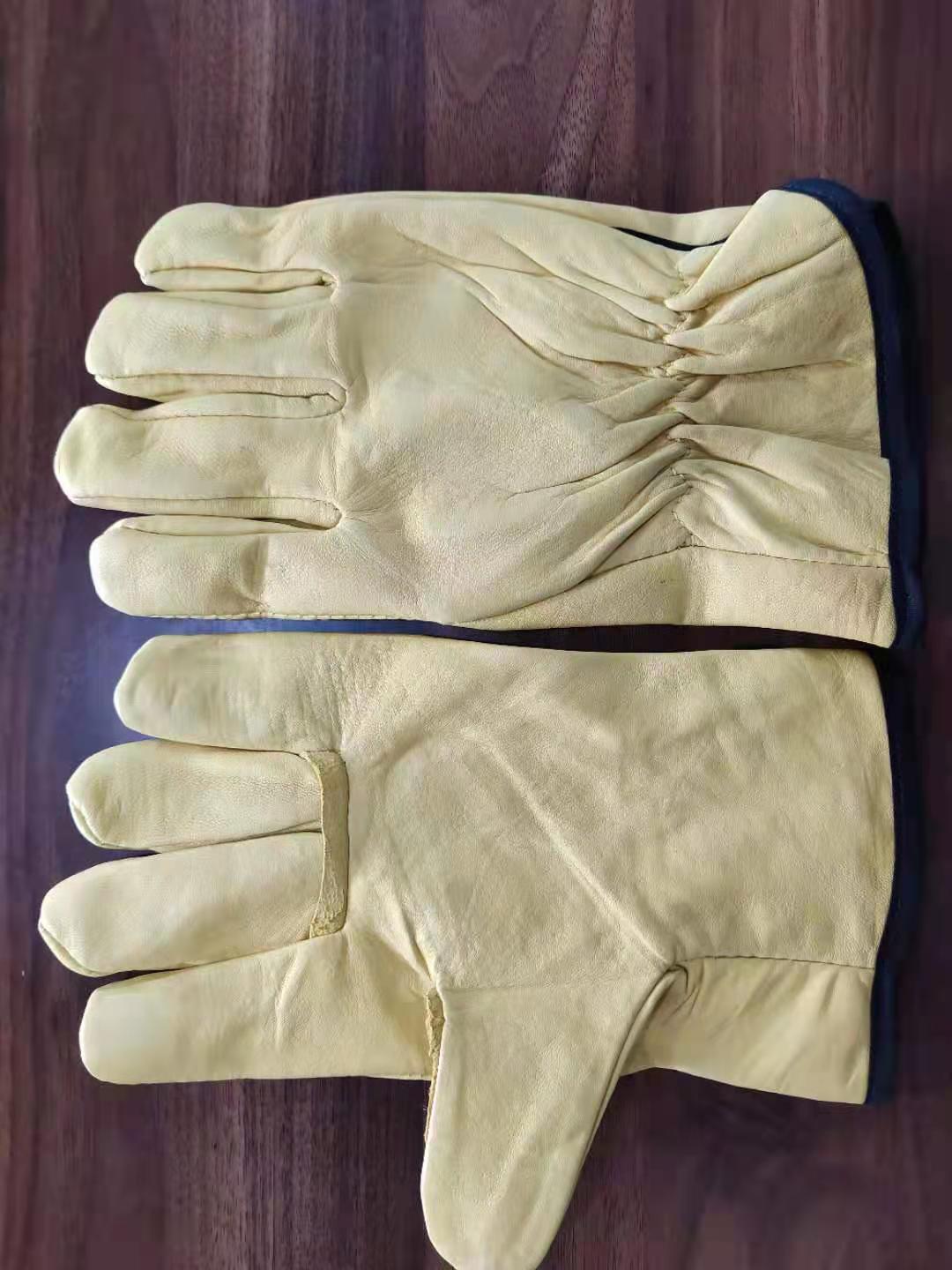 leather gloves