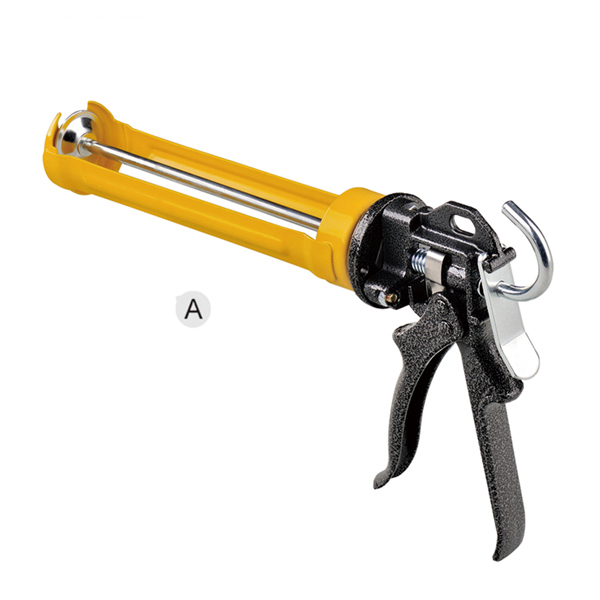 9-inch Revolving Frame Cartridge Caulking Gun Applicator Gun 300ml Sealant Adhesives, Force 1800NN,