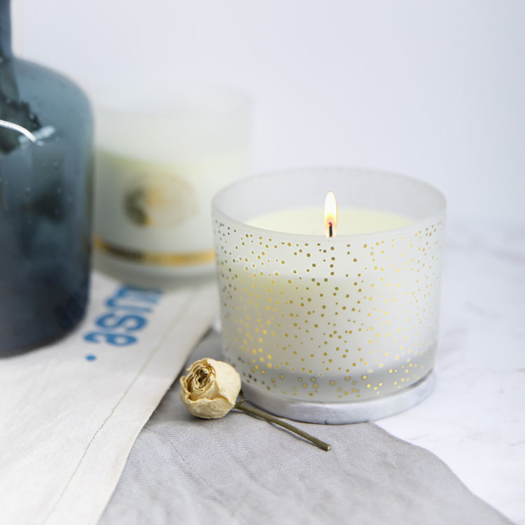 candle holder soy wax scented candle glass candle jar