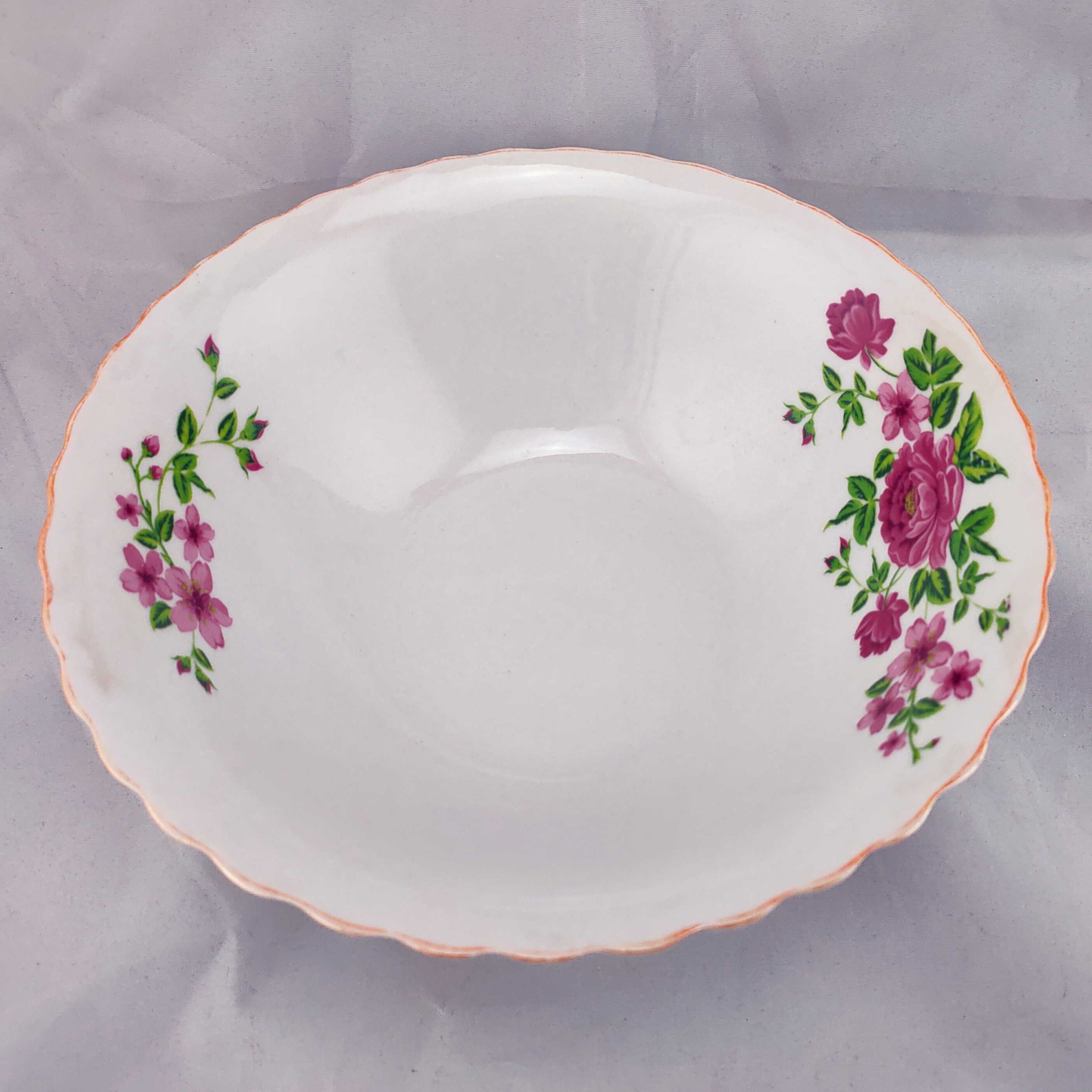 porcelain bowls cut edge