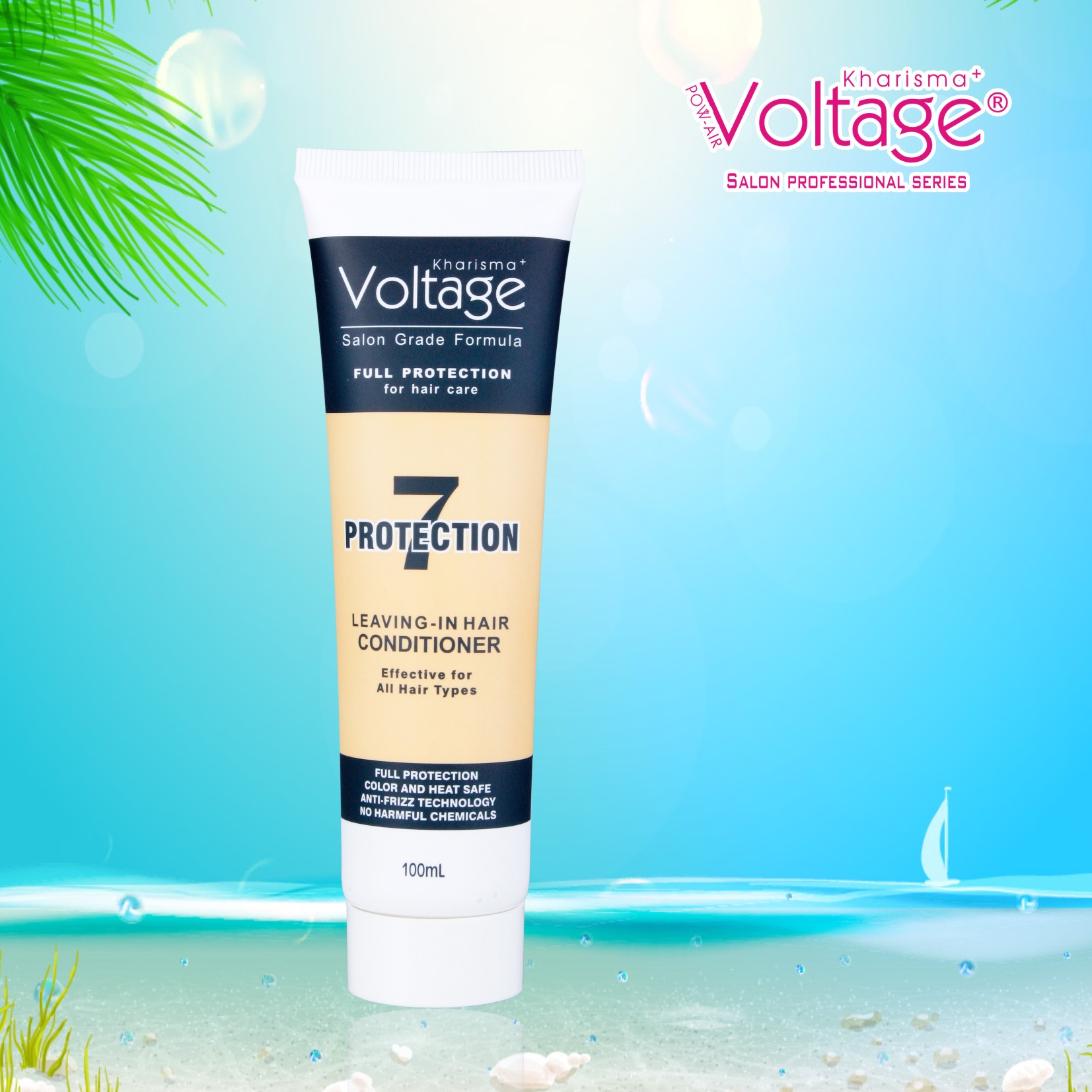 Professional 7 Protection Hair Care Keratin Treatment cream for hair repair and shine leave-in Cream 100ML Private Label