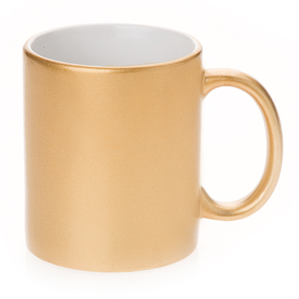 11 oz Metallic Ceramic Mug