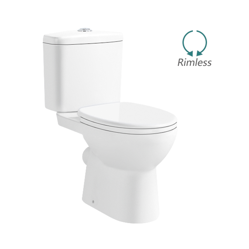 C628 Rimless Two Piece Ceramic Toilet