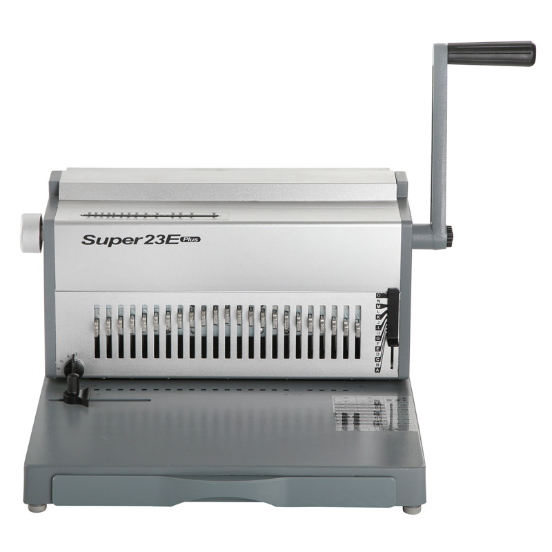 Double wire book binding machine SUPER23E PLUS