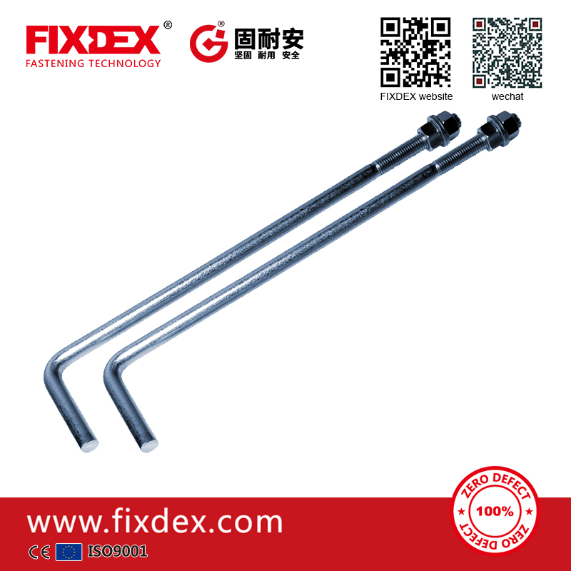 L type anchor bolt