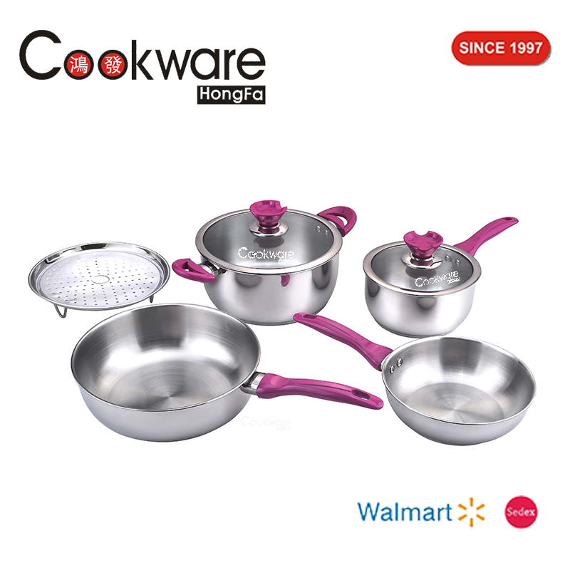 stainless steel cookware set
