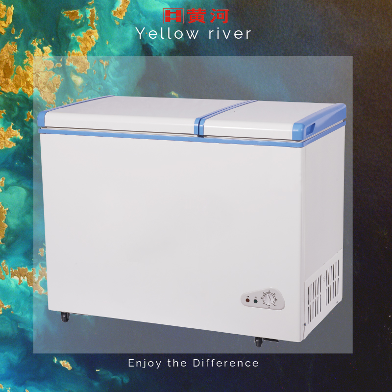 Double Butterfly Door Chest Freezer