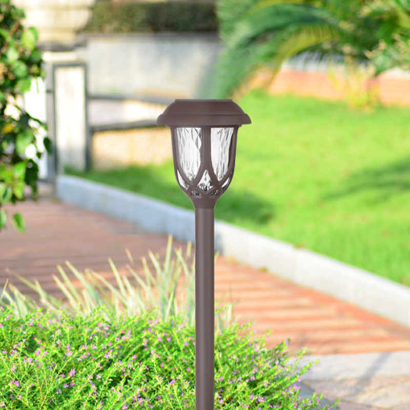 Solar Brown Plastic Lawn Lights
