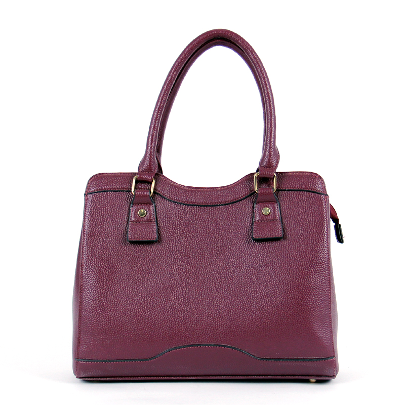 ------Women's bag Lychee pattern tassel messenger elegant shoulder handbag