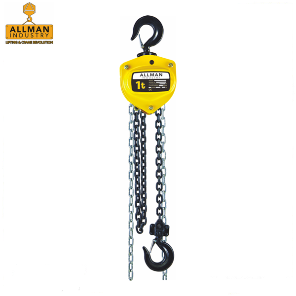 ALLMAN Factory Direct Sales 5Ton ×3M Chain Block Hoist (Model : HSZ-K)