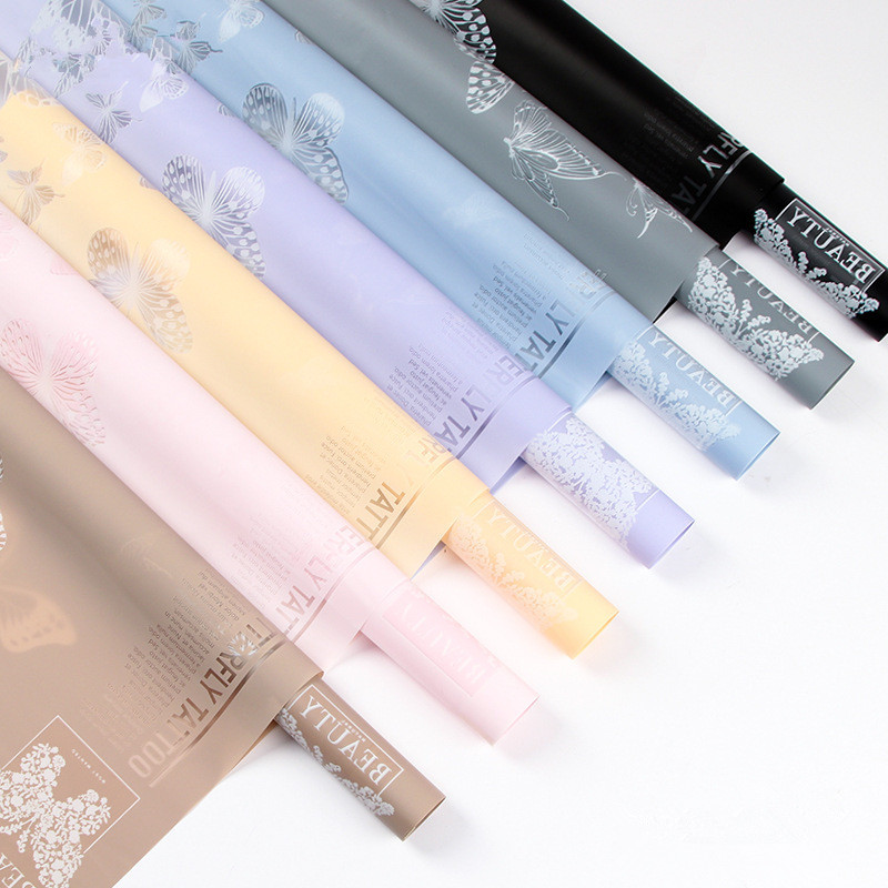 Flower wrapping film