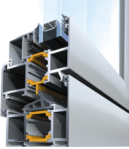 01a Custom Casement Door Aluminum Profile Extrusion