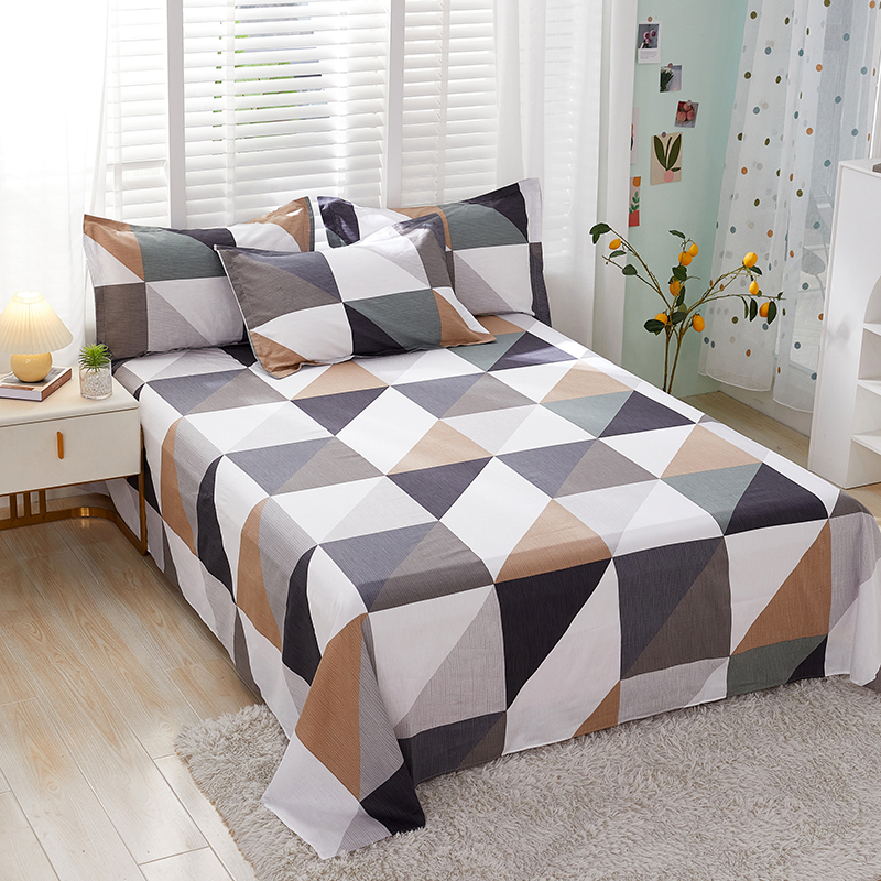 Flowers Digital Printed Bed Sheet Bedspread Bedding Set