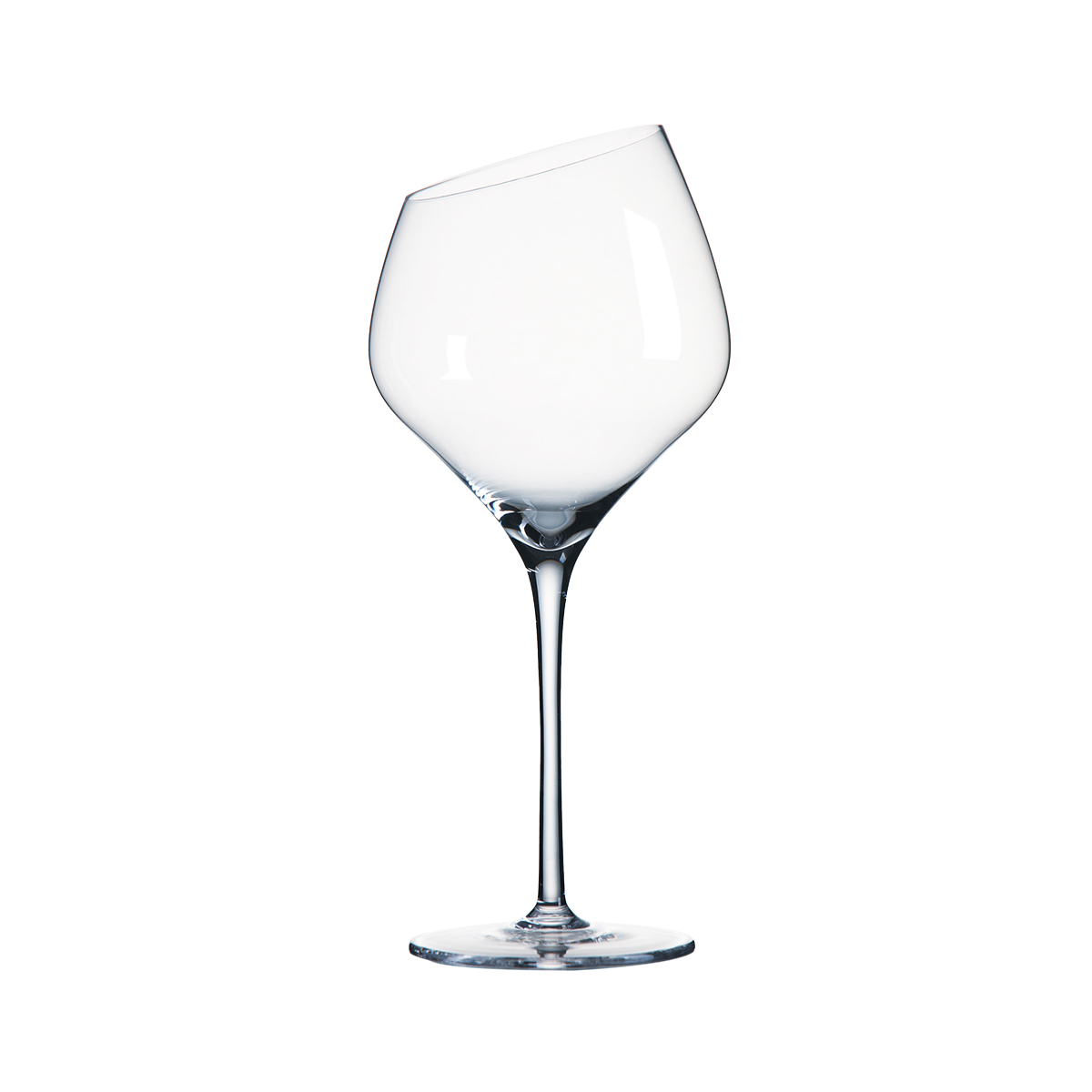 Crystal glass goblet