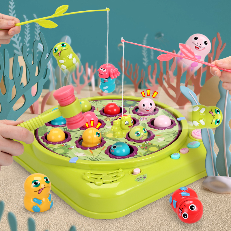 rotatable whack a mole game