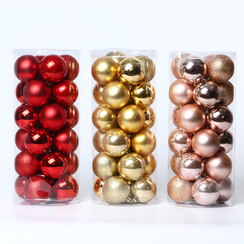 Christmas Tree Ornaments Plastic Christmas Ball 6CM