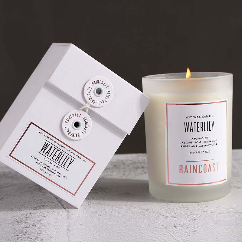 RAINCOAST 21206 260G Scented Candle Jar For Home Fragrance