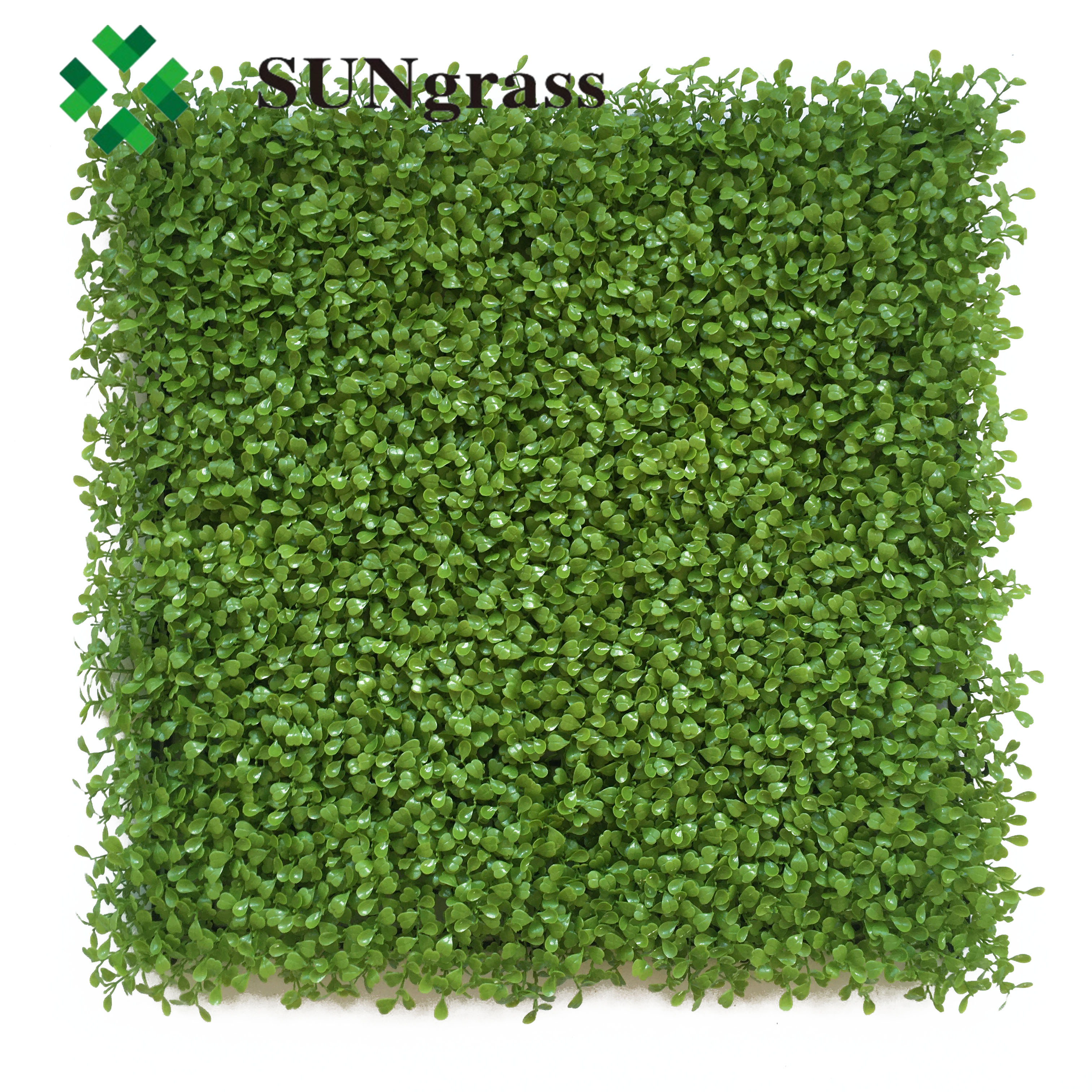 Light green Milan grass Artificial foliage wall grass simulate plant 50cm*50cm