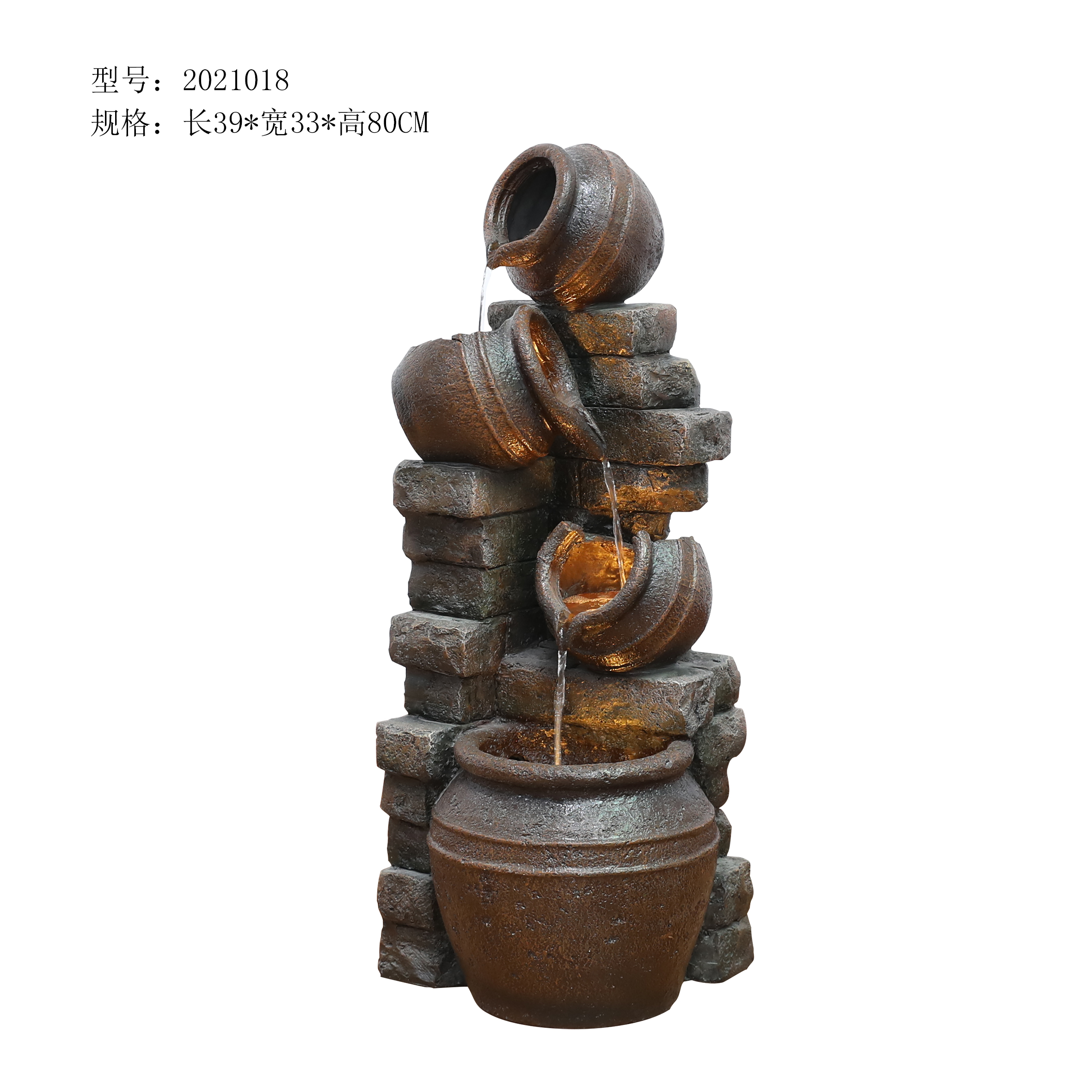 classical antique polyresin slate fountain for garden decoration