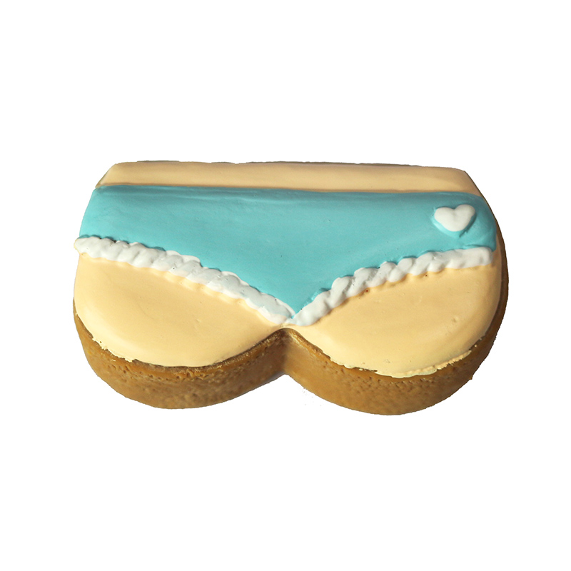 Latex lace bikini cookies