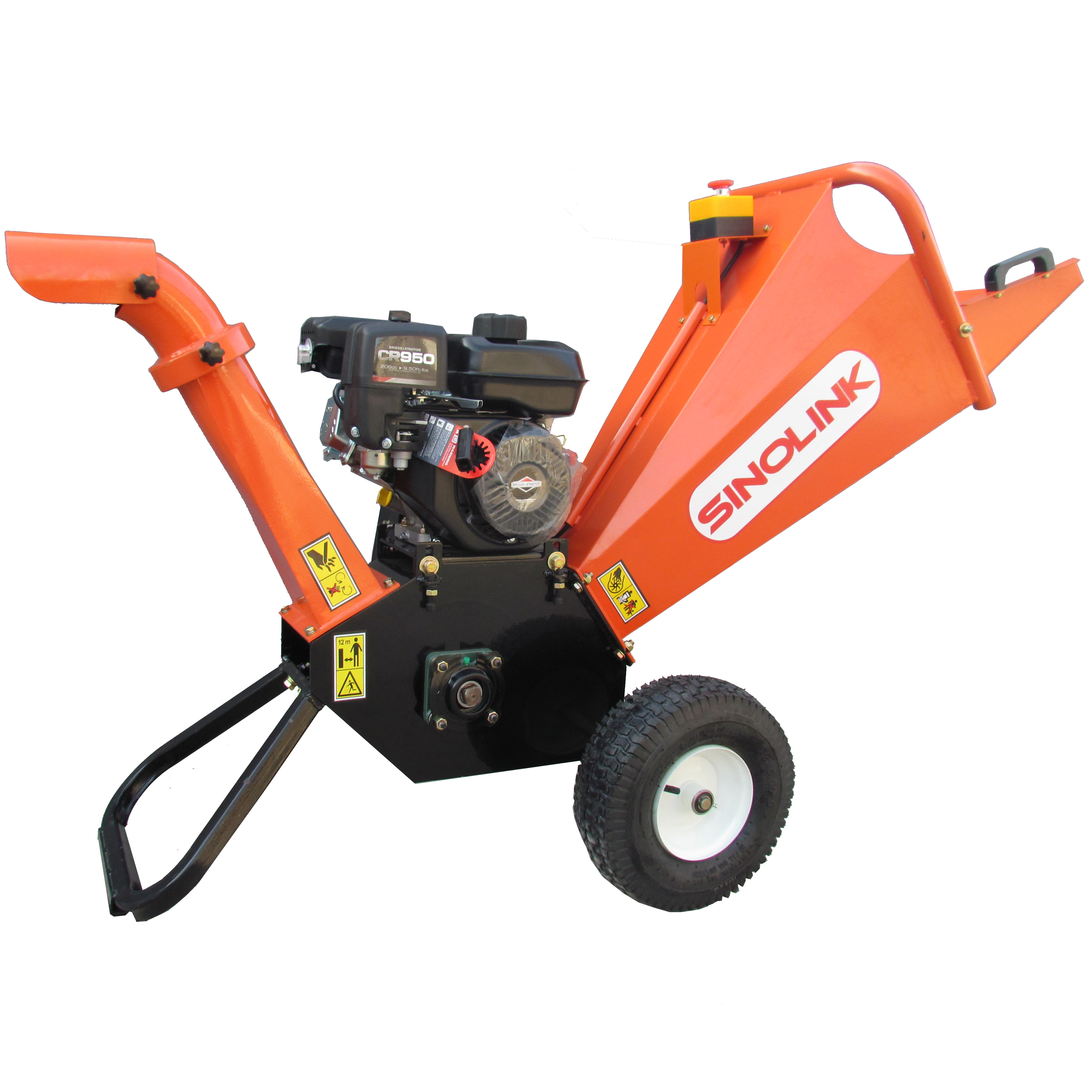 GR80 ATV Towable Garden gasoline wood mulcher