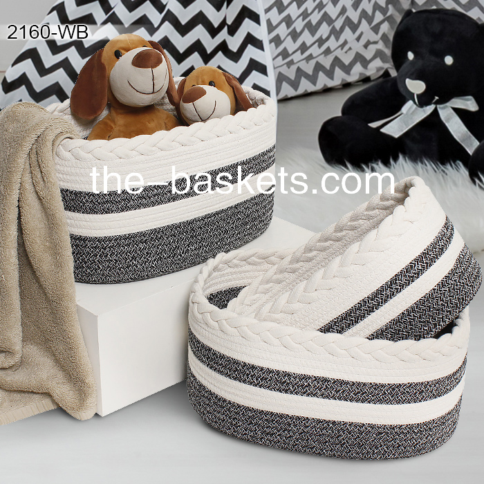0-Cotton rope basket