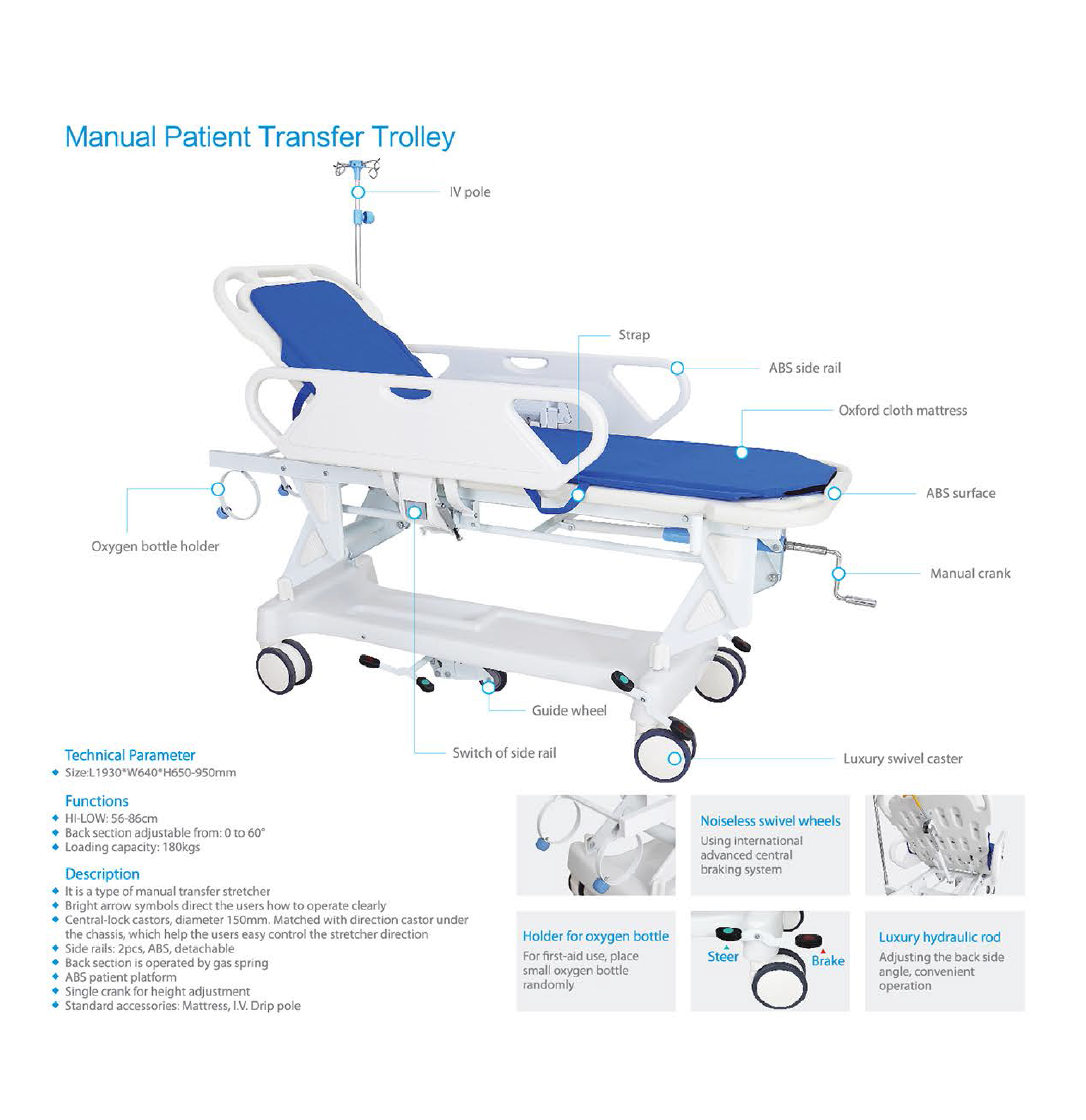 Patient Transfer Stretcher