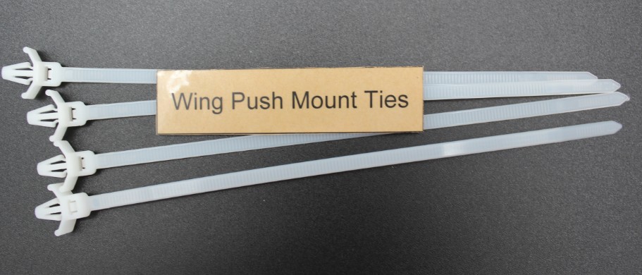 Wing Push Mount Cable Ties