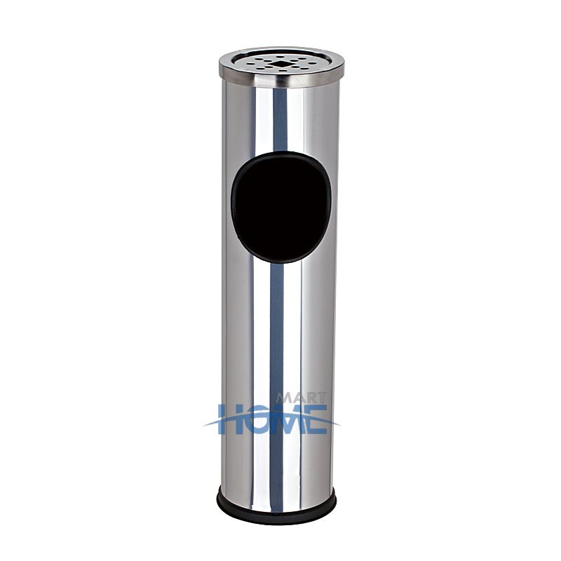 Stainless Steel Ashtray Bin/Commercial Bust Bin/Outdoor Trash Barrel/Metal Ash Can Round Shape Bust Bin
