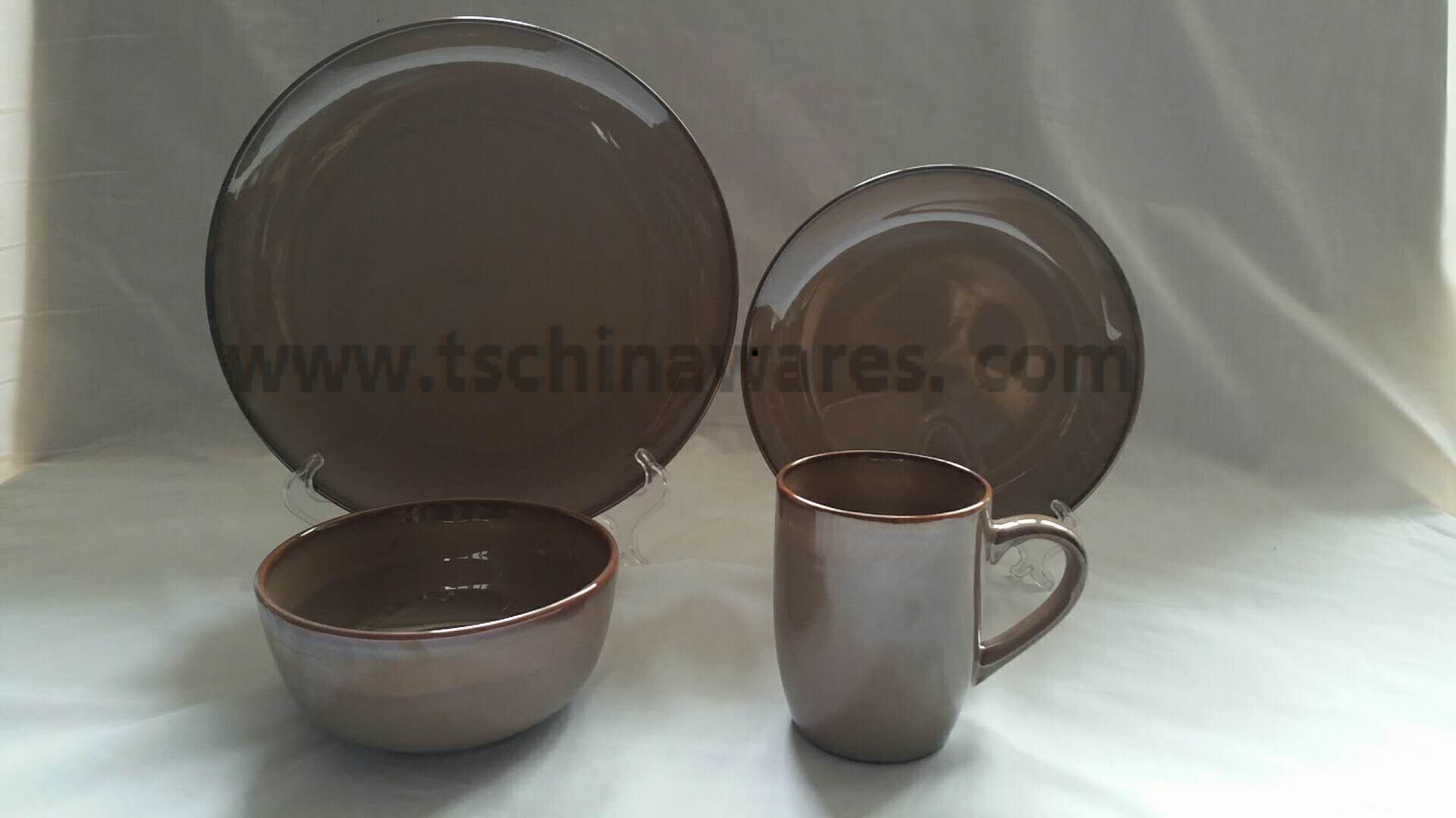 Reactive Glaze Dinnerware Set