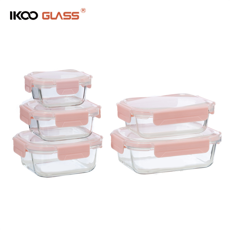New design glass lunch box