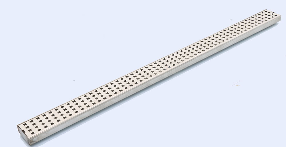 Brushed Stainless Steel Slim Floor Drain