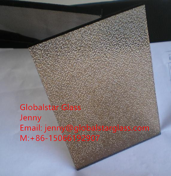3mm to 6mm karatachi patterned glass/figured glass/decorative glass/rolled glass