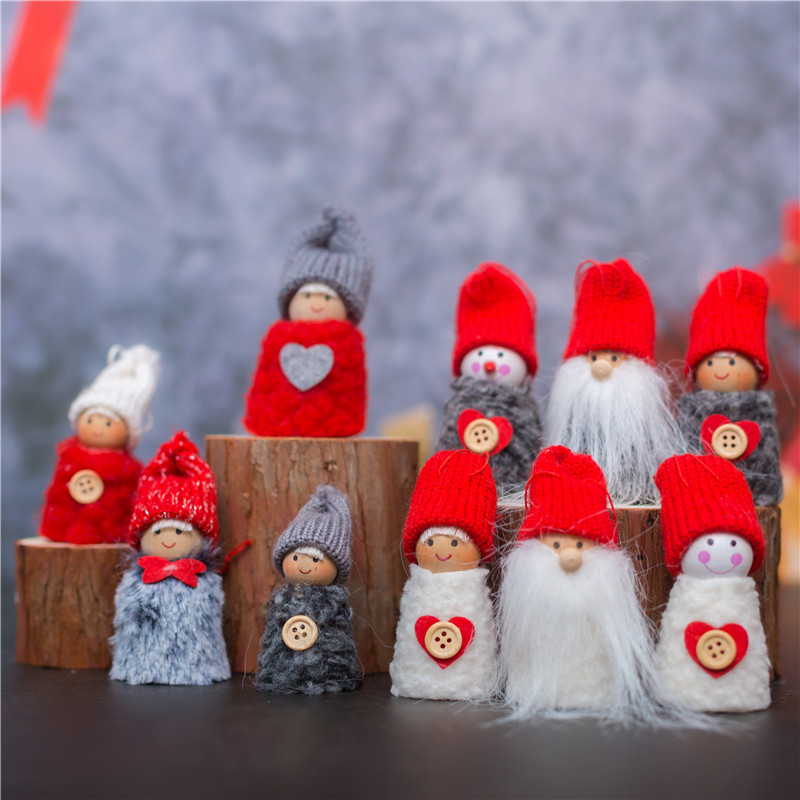 Christmas Doll Toy Christmas Tree Hanging Ornaments Christmas Decoration For Home Xmas New Year Gift