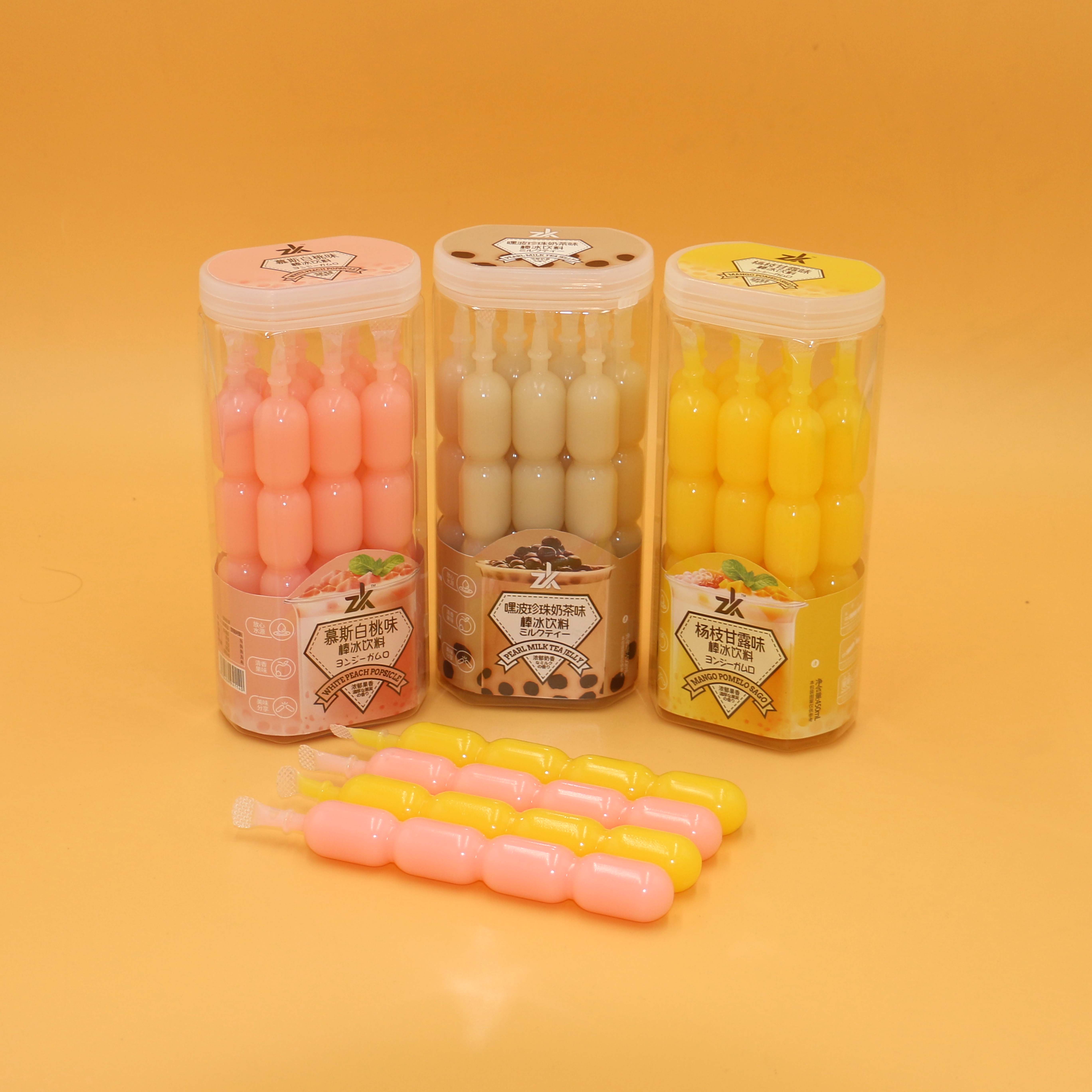 Chilled Mango Sago Cream with Pomelo/tea with milk/Peach Flavor jelly Drink