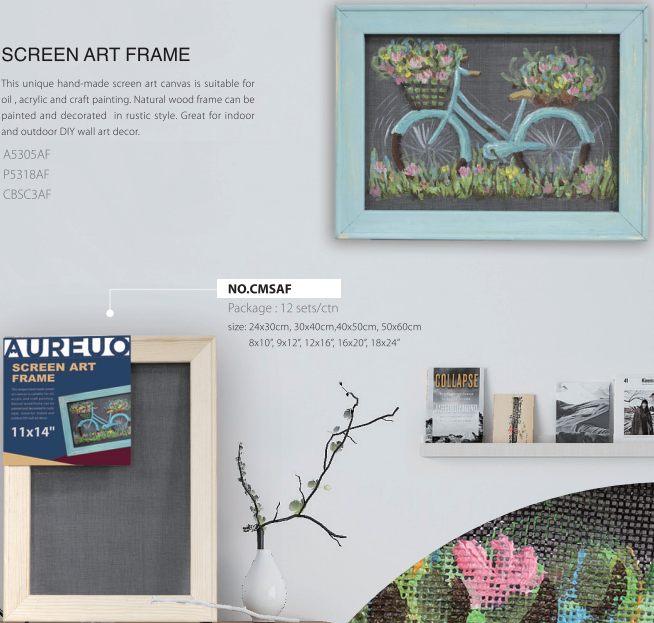Screen Art Frame & Reverse Cnavas