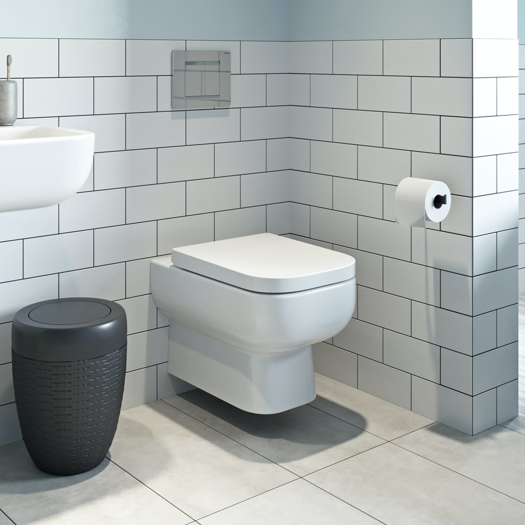 Wall mounted toilet