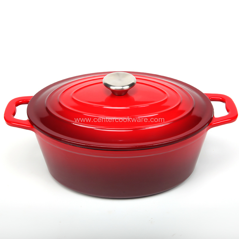 Cast iron cookware Enamel Cast Iron Braiser Oval Casserole