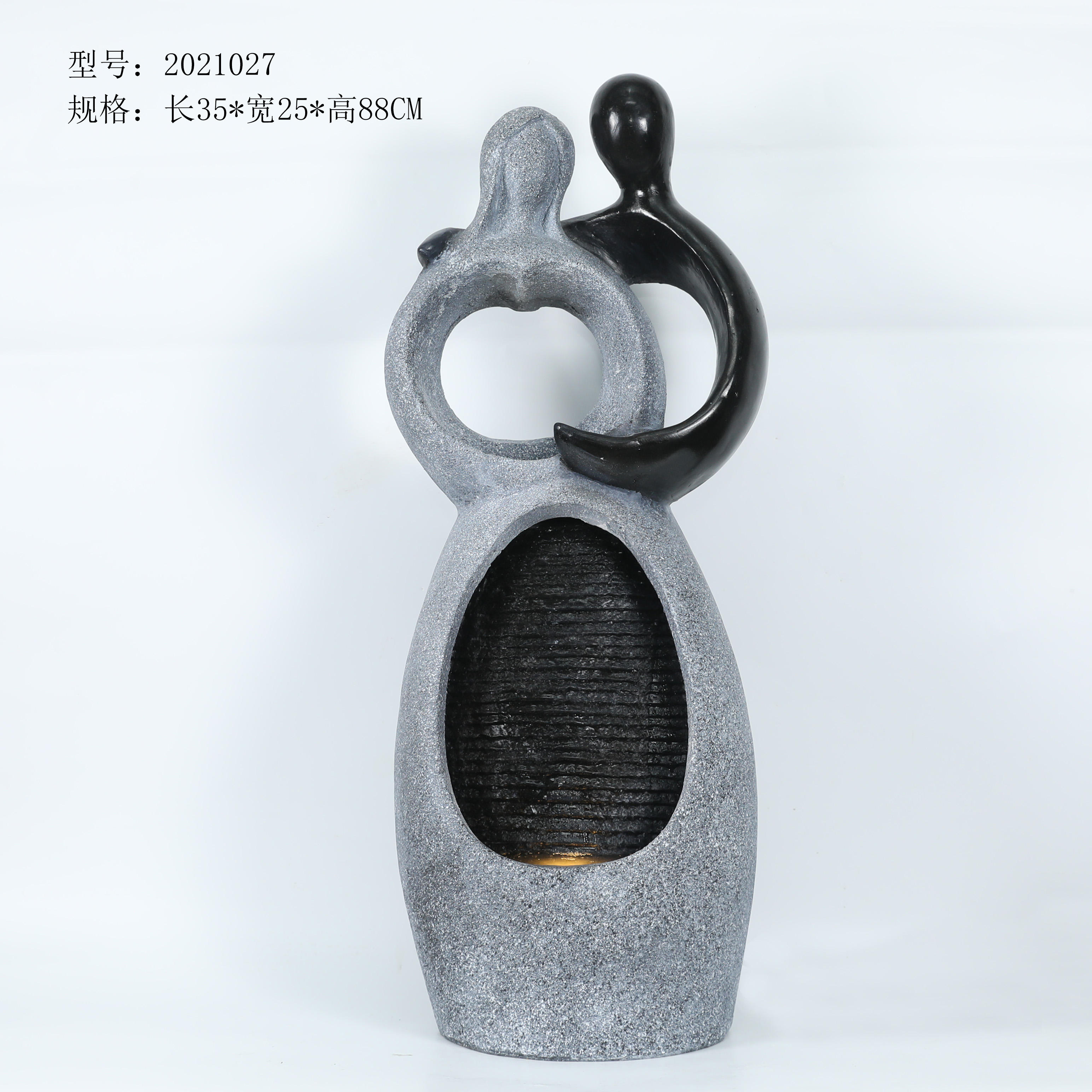 classical antique polyresin slate fountain for garden decoration