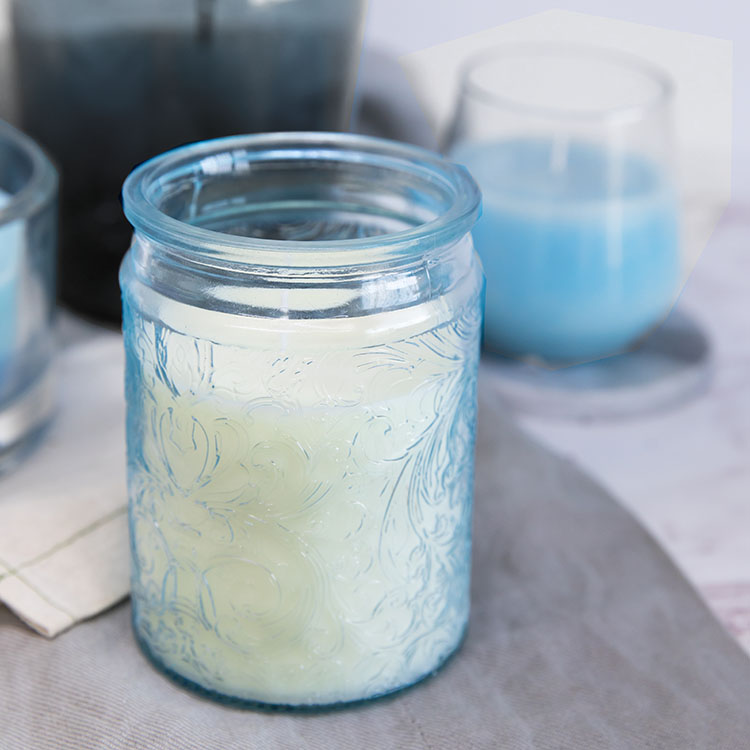 Candle holder soy wax scented candle glass candle jar