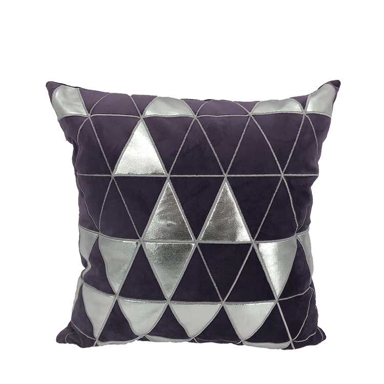 Embroidery Velveteen Cushion-Twill Design