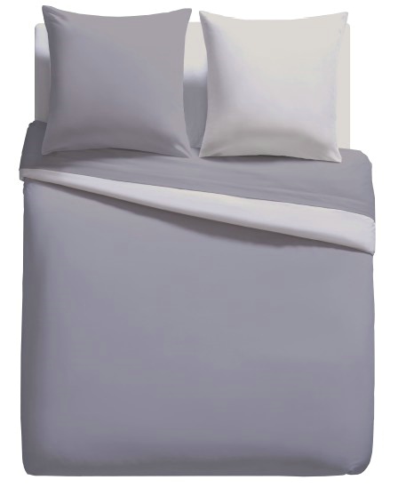 bicolor micro fiber duvet cover / bedding sheet set